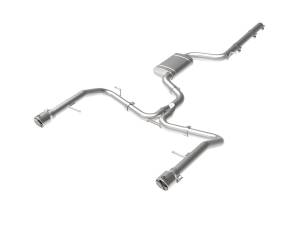 49-36432-P | AFE Power MACH Force-Xp 3 IN to 2-1/2 IN Stainless Steel Cat-Back Exhaust System Polished (2019-2021 Jetta GLI MKVII L4-2.0L t)