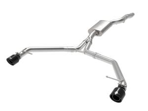 49-36437-B | AFE Power MACH Force-Xp 3 to 2-1/2 IN Stainless Steel Axle-Back Exhaust w/Black Tip (2013-2016 Allroad L4-2.0L t)