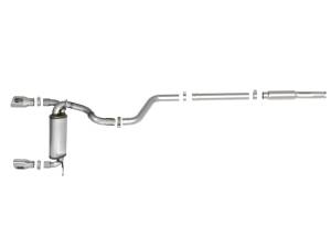 aFe Power - 49-48096-P | AFE Power Rebel Series 3 IN to 2-1/2 IN 409 Stainless Steel Cat-Back Exhaust w/ Polish Tip (2018-2024 Wrangler JL L4-2.0L t) - Image 2