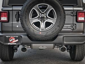 aFe Power - 49-48096-P | AFE Power Rebel Series 3 IN to 2-1/2 IN 409 Stainless Steel Cat-Back Exhaust w/ Polish Tip (2018-2024 Wrangler JL L4-2.0L t) - Image 5