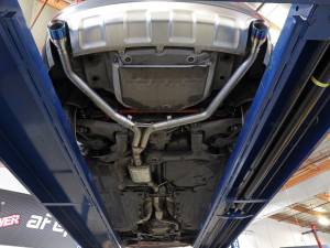 aFe Power - 49-36437-L | AFE Power MACH Force-Xp 3 to 2-1/2 IN Stainless Steel Axle-Back Exhaust w/ Blue Flame Tip (2013-2016 Allroad L4-2.0L t) - Image 4