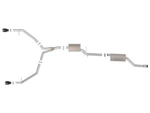 aFe Power - 49-36438-B | AFE Power MACH Force-Xp 3 to 2-1/2 IN Stainless Steel Cat-Back Exhaust w/Black Tip (2013-2016 Allroad L4-2.0L t) - Image 2