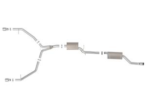 aFe Power - 49-36438-P | AFE Power MACH Force-Xp 3 to 2-1/2 IN Stainless Steel Cat-Back Exhaust w/Polished Tip (2013-2016 Allroad L4-2.0L t) - Image 2