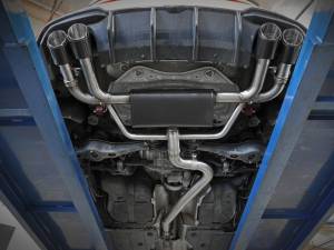 aFe Power - 49-36442-C | AFE Power MACH Force-Xp 3 IN to 2-1/2 IN Stainless Steel Cat-Back Exhaust System Carbon (2015-2020 S3 8V L4-2.0L t) - Image 3
