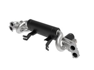 aFe Power - 49-36443-B | AFE Power MACH Force-Xp 2-1/2 IN 304 Stainless Steel Cat-Back Exhaust w/ Black Tip (2020-2023 Cayman GT4 718 H6-4.0L) - Image 2