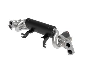49-36443-C | AFE Power MACH Force-Xp 2-1/2 IN 304 Stainless Steel Cat-Back Exhaust w/ Carbon Tip (2020-2023 Cayman GT4 718 H6-4.0L)