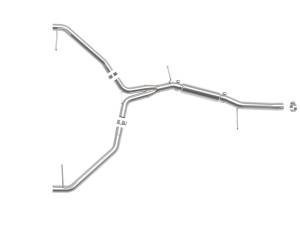 aFe Power - 49-36445 | AFE Power MACH Force-Xp 3 IN to 2-1/2 IN Stainless Steel Axle-Back Exhaust System (2020-2024 A4 B9.5 L4-2.0L t) - Image 2
