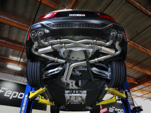 aFe Power - 49-36448-C | AFE Power MACH Force-Xp 3 IN to 2-1/2 IN Stainless Steel Cat-Back Exhaust System Carbon (2020-2024 RS6 Avant V8-4.0L tt) - Image 4