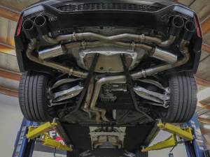 aFe Power - 49-36448-P | AFE Power MACH Force-Xp 3 IN to 2-1/2 IN Stainless Steel Cat-Back Exhaust System Polished (2020-2024 RS6 Avant V8-4.0L tt) - Image 4