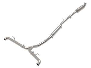 aFe Power - 49-36503 | AFE Power MACH Force-Xp 2-1/2 IN to 2-1/4 IN 304 Stainless Steel Cat-Back Exhaust System (2014-2019 GLA250 L4-2.0L t) - Image 1