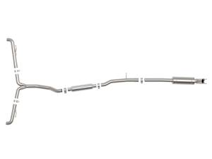 aFe Power - 49-36503 | AFE Power MACH Force-Xp 2-1/2 IN to 2-1/4 IN 304 Stainless Steel Cat-Back Exhaust System (2014-2019 GLA250 L4-2.0L t) - Image 2