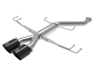 49-36626-B | AFE Power Takeda 2-1/2 IN 304 Stainless Steel Axle-Back Exhaust System w/ Black Tips (2017-2021 Civic Type R L4-2.0L t)