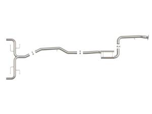 aFe Power - 49-36903 | AFE Power MACH Force-Xp 2 IN to 2-1/2 IN Stainless Steel Cat-Back Exhaust System (2017-2024 Giulia L4-2.0L t) - Image 2