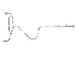 aFe Power - 49-37010-P | AFE Power Takeda-ST 3 IN 304 Stainless Steel Cat-Back Exhaust System w/ Polished Tips (2019-2020 Veloster N L4-2.0L t) - Image 2