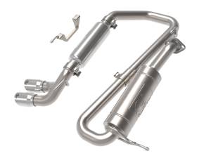 49-37020-P | AFE Power Takeda 2-1/4 IN 304 Stainless Steel Cat-Back Exhaust w/ Polished Tip (2018-2021 Jimny L4-1.5L)