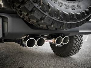 aFe Power - 49-38073-P | AFE Power Rebel Series 2-1/2 IN 304 Stainless Steel Cat-Back Exhaust w/ Polished Tip (2018-2024 Wrangler JL V6-3.6L ) - Image 5