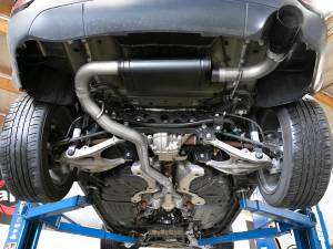 aFe Power - 49-38078-B | AFE Power MACH Force-Xp 2-1/2 IN to 3 IN 304 Stainless Steel Cat-Back Exhaust w/ Black Tip (2014-2021 Grand Cherokee WK2 V6-3.6L) - Image 7