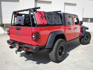 aFe Power - 49-38084-B | AFE Power Vulcan Series 3 IN to 2-1/2 IN 304 Stainless Steel Cat-Back Exhaust System Black (2020-2024 Gladiator JT V6-3.6L) - Image 7