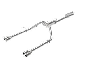 49-38084-P | AFE Power Vulcan Series 3 IN to 2-1/2 IN 304 Stainless Steel Cat-Back Exhaust Polished (2020-2024 Gladiator JT V6-3.6L)
