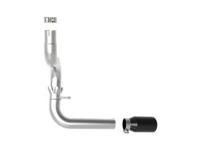 aFe Power - 49-38092-B | AFE Power Large Bore-HD 3 IN 304 Stainless Steel DPF-Back Exhaust System w/Black Tip (2020-2023 Wrangler JL V6-3.0L td) - Image 2