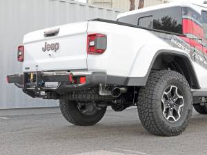 aFe Power - 49-38093-B | AFE Power Vulcan Series 3 IN 304 Stainless Steel DPF-Back Exhaust System w/Black Tip (2021-2023 Gladiator JT V6-3.0L td) - Image 6