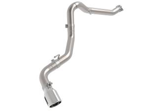 49-38093-P | AFE Power Vulcan Series 3 IN 304 Stainless Steel DPF-Back Exhaust System w/Polished Tip (2021-2023 Gladiator JT V6-3.0L td)