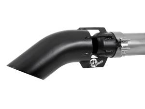aFe Power - 49-38094-B | AFE Power Vulcan Series 3 IN 304 Stainless DPF-Back Hi-Tuck Exhaust System w/ Black Tip (2021-2023 Gladiator JT V6-3.0L td) - Image 3