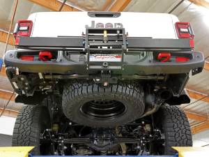 aFe Power - 49-38094-B | AFE Power Vulcan Series 3 IN 304 Stainless DPF-Back Hi-Tuck Exhaust System w/ Black Tip (2021-2023 Gladiator JT V6-3.0L td) - Image 4