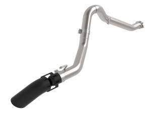 49-38094-B | AFE Power Vulcan Series 3 IN 304 Stainless DPF-Back Hi-Tuck Exhaust System w/ Black Tip (2021-2023 Gladiator JT V6-3.0L td)