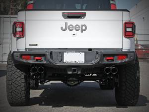 aFe Power - 49-38095-B | AFE Power Vulcan Series 3 IN to 2-1/2 IN Stainless Steel Cat-Back Exhaust System Black (2021-2023 Gladiator V6-3.0L td) - Image 4