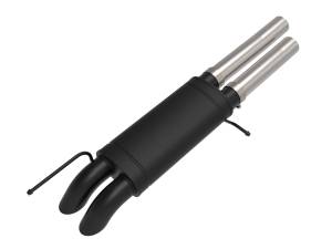 49-38099 | AFE Power ROCK BASHER 3 IN 304 Stainless Steel Cat-Back Exhaust System (2021-2024 Wrangler 392 JL V8-6.4L)