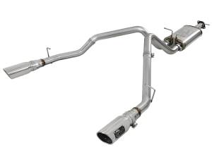 aFe Power - 49-42059-P | AFE Power MACH Force-Xp 3 IN Stainless Steel Cat-Back Exhaust System w/ Dual Polish Tips (2019-2024 1500 V8-5.7L) - Image 1