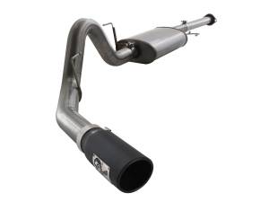 49-43038-B | AFE Power MACH Force-Xp 3 IN to 3-1/2 IN 409 Stainless Steel Cat-Back Exhaust w/ Black Tip (2011-2014 F150 Pickup V6-3.5L tt)