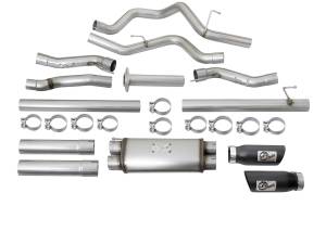 aFe Power - 49-43045-B | AFE Power MACH Force-Xp 3 IN 409 Stainless Steel Cat-Back Exhaust System w/Black Tip (2017-2020 F150 Pickup V6-3.5L tt) - Image 2