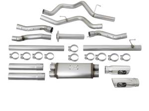 aFe Power - 49-43045-P | AFE Power MACH Force-Xp 3 IN 409 Stainless Steel Cat-Back Exhaust System w/Polished Tip (2017-2020 F150 Pickup V6-3.5L tt) - Image 2