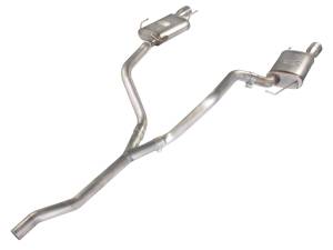 aFe Power - 49-43047 | AFE Power MACH Force-Xp 2-1/2 IN 409 Stainless Steel Cat-Back Exhaust System (2005-2009 Mustang V6-4.0L) - Image 3