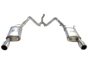 aFe Power - 49-43047 | AFE Power MACH Force-Xp 2-1/2 IN 409 Stainless Steel Cat-Back Exhaust System (2005-2009 Mustang V6-4.0L) - Image 2