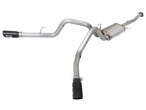 49-43070-B | AFE Power MACH Force-Xp 3 IN 409 Stainless Steel Cat-Back Exhaust System w/Black Tip (2015-2020 F150 Pickup V6-2.7L/3.5L tt)