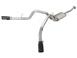 49-43074-B | AFE Power MACH Force-Xp 3 IN 409 Stainless Steel Cat-Back Exhaust System w/Black Tip (2015-2020 F150 Pickup V8-5.0L)