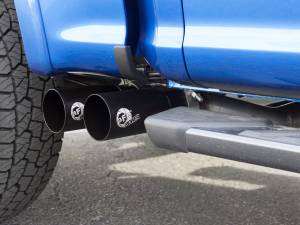 aFe Power - 49-43081-B | AFE Power Rebel Series 3 IN to 2-1/2 IN 409 Stainless Steel Cat-Back Exhaust w/Black Tip (2015-2020 F150 Pickup V6-2.7L/3.5L tt/V8-5.0L) - Image 6