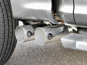 aFe Power - 49-43081-P | AFE Power Rebel Series 3 IN to 2-1/2 IN 409 Stainless Steel Cat-Back Exhaust w/ Polish Tip (2015-2020 F150 Pickup V6-2.7L/3.5L tt/V8-5.0L) - Image 6