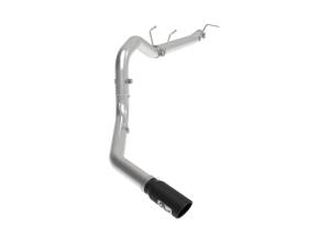 aFe Power - 49-43116NM-B | AFE Power Apollo GT Series 3-1/2 IN Stainless Steel Axle-Back Exhaust System w/ Black Tip (2017-2024 F250, F350 Super Duty V8-6.2/7.3L) - Image 1