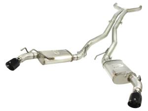 49-44039-B | AFE Power MACH Force-Xp 3 IN 409 Stainless Steel Cat-Back Exhaust System w/Black Tip (2010-2013 Camaro SS V8-6.2L)
