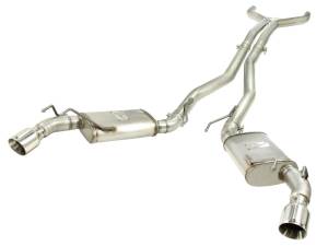 49-44039-P | AFE Power MACH Force-Xp 3 IN 409 Stainless Steel Cat-Back Exhaust System w/Polished Tip (2010-2013 Camaro SS V8-6.2L)