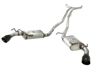 49-44042-B | AFE Power MACH Force-Xp 2-1/2 IN 409 Stainless Steel Cat-Back Exhaust System w/Black Tip (2010-2013 Camaro V6-3.6L)