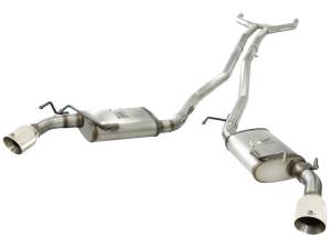 49-44042-P | AFE Power MACH Force-Xp 2-1/2 IN 409 Stainless Steel Cat-Back Exhaust System w/Polished Tip (2010-2013 Camaro V6-3.6L)