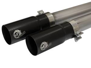 aFe Power - 49-44062-B | AFE Power Rebel Series 3 IN to 2-1/2 IN 409 Stainless Steel Cat-Back Exhaust w/Black Tip (2009-2019 Silverado, Sierra 1500 V6-4.3/V8-4.8/5.3L) - Image 4