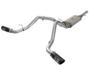 aFe Power - 49-44071-B | AFE Power MACH Force-Xp 3 IN 409 Stainless Steel Cat-Back Exhaust System w/Black Tip (2009-2018 Silverado, Sierra 1500 V6-4.3/V8-4.8/5.3L) - Image 1