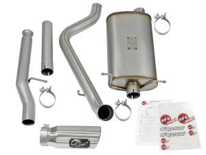 aFe Power - 49-44072-P | AFE Power MACH Force-Xp 3 IN 409 Stainless Steel Cat-Back Exhaust System w/Polished Tip (2009-2019 Silverado, Sierra 1500 V6-4.3/V8-4.8/5.3L) - Image 2