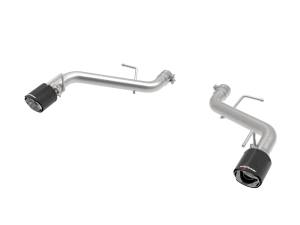 49-44118-C | AFE Power MACH Force-Xp 2-1/2 IN 409 Stainless Steel Axle-Back Exhaust System Carbon Fiber (2016-2024 Camaro SS V8-6.2L)